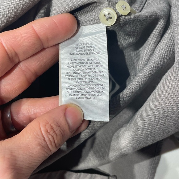 Ralph Lauren size Medium Slim fit Gray Oxford Cloth Button Down Shirt. - Picture 3 of 13